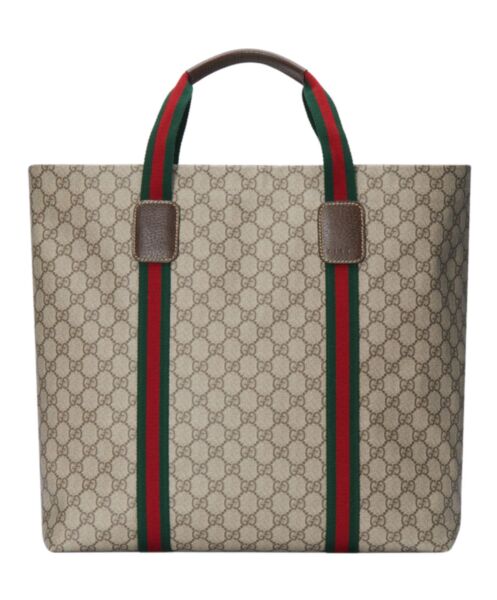 Gucci GG Tender Medium Tote Bag 763287 Dark Coffee