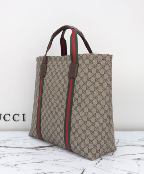 Gucci GG Tender Medium Tote Bag 763287 Dark Coffee 3