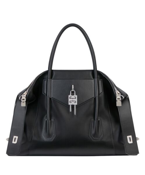 Givenchy Medium Antigona Soft Lock Handbag Black