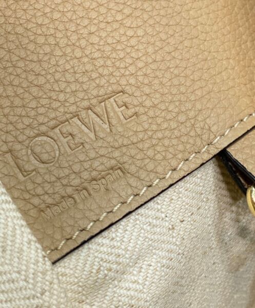 Loewe Small Hammock Bag In Soft Grained Calfskin Gray 8