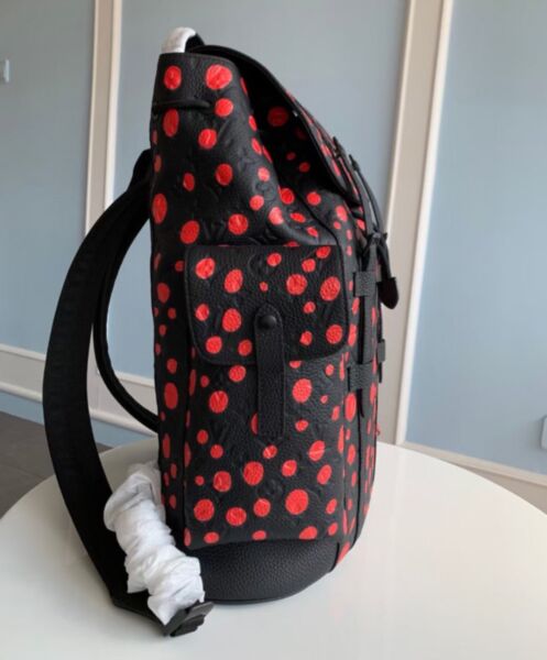 LVxYK Christopher Backpack M21978 Red 3