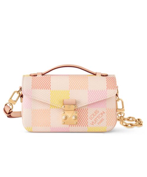 Louis Vuitton Pochette Metis East West N40749 Pink