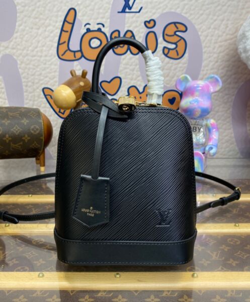 Louis Vuitton Alma Backpack M25103 Black 2