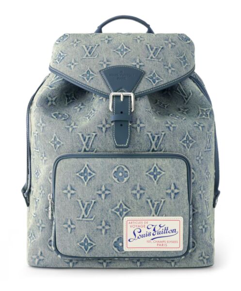 Louis Vuitton Montsouris Backpack M22534 Blue