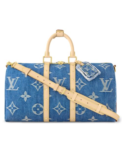 Louis Vuitton Keepall Bandouliere 45 M24315 Blue