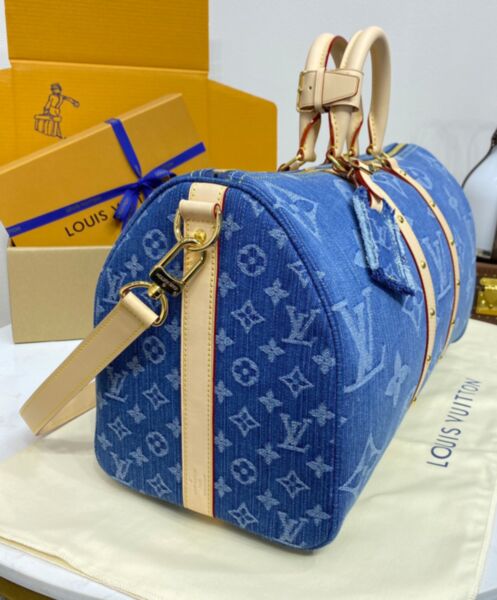 Louis Vuitton Keepall Bandouliere 45 M24315 Blue 3