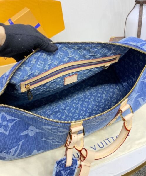 Louis Vuitton Keepall Bandouliere 45 M24315 Blue 9