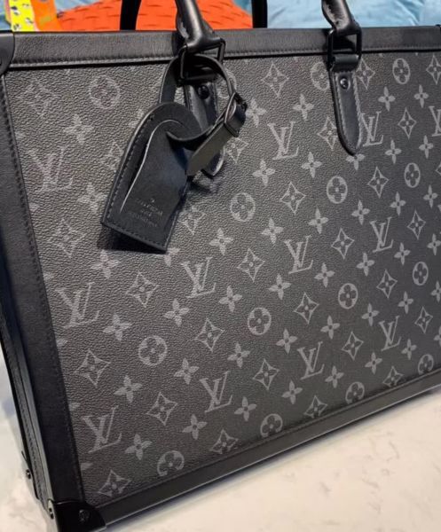 Louis Vuitton Soft Trunk Briefcase M44952 Black