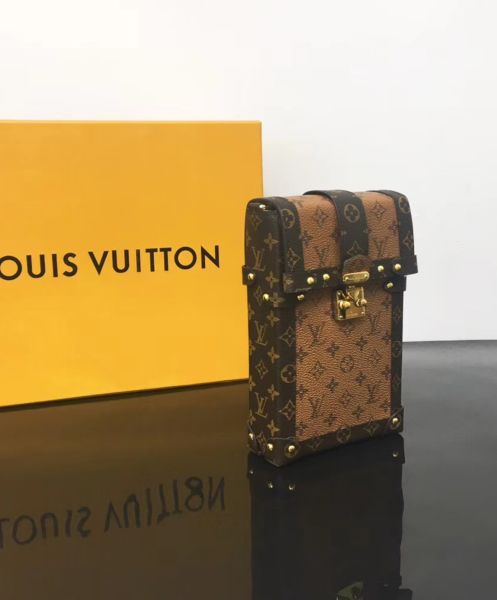 Louis Vuitton Pochette Trunk Verticale M67873 Apricot