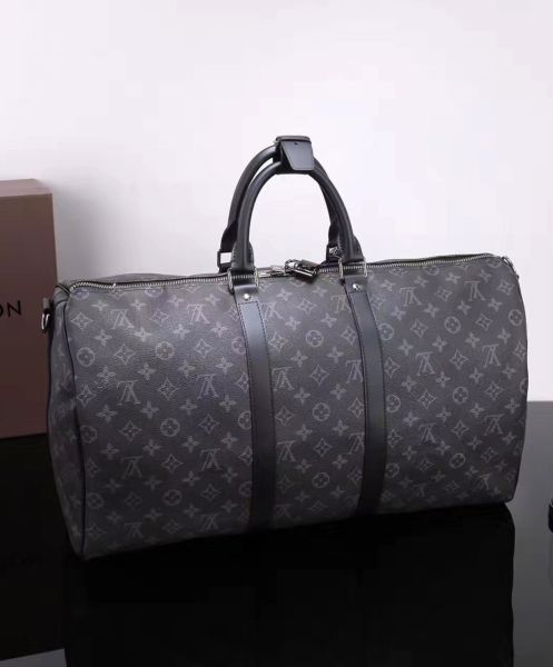 Louis Vuitton Keepall Bandouliere 50 M40603 Black