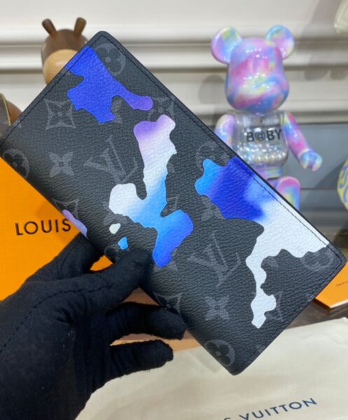 Louis Vuitton Brazza Wallet M81752 Black 3