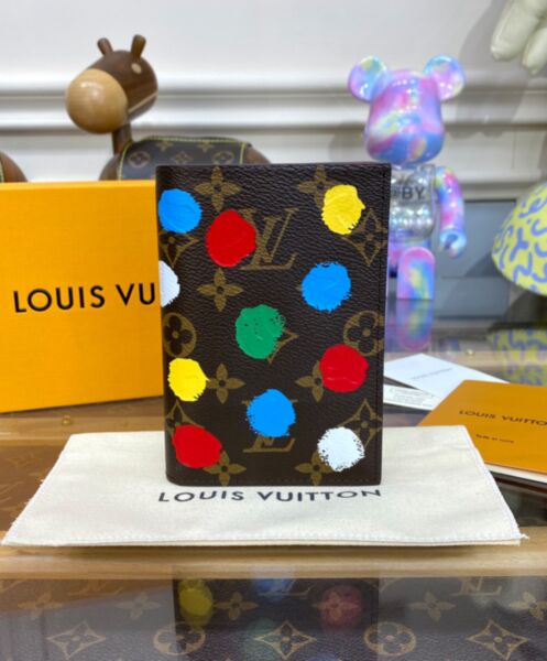 Louis Vuitton LV x YK Passport Cover M81994 Brown 2