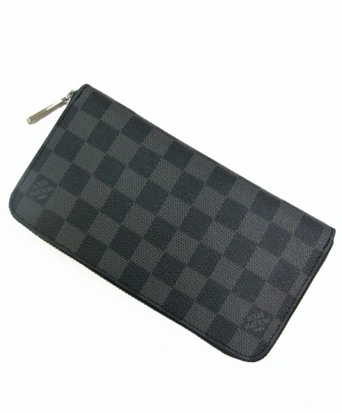 Louis Vuitton Damier Wallet N62668 Black