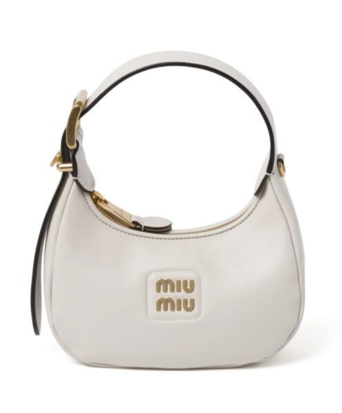 Miumiu Leather Hobo Bag 5BP084 