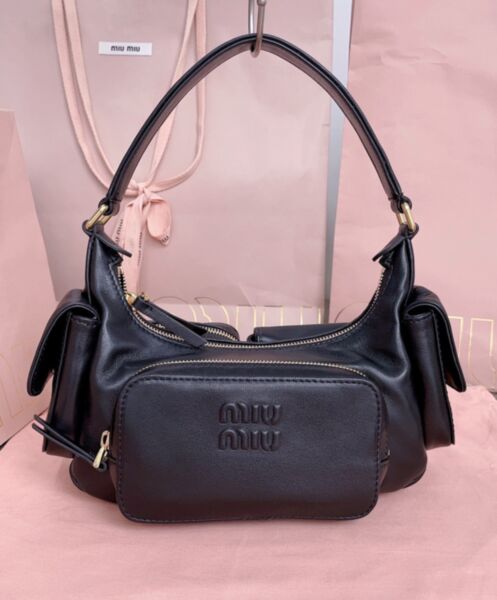 Miumiu Nappa Leather Pocket Bag 5BC146 2