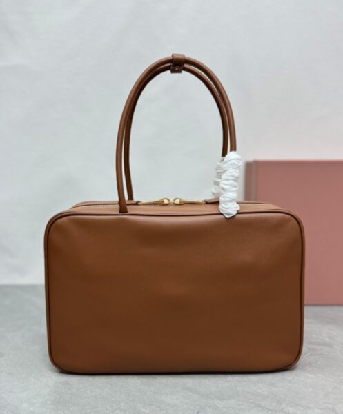 Miumiu Leather Top-handle Bag 5BB117 4