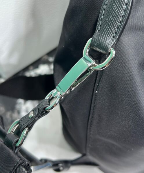 Prada Re-Nylon Medium Backpack 1BZ811 Black 8