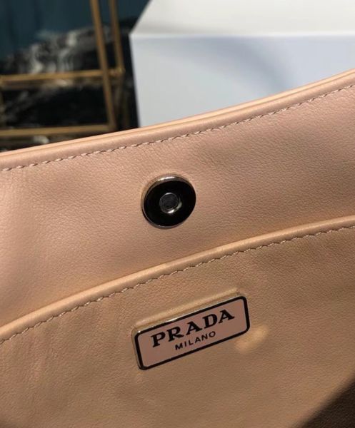 Prada Cleo Brushed Leather Shoulder Bag 1BC499 