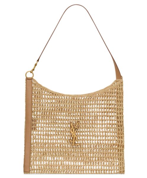 Saint Laurent Oxalis Bag In Raffia Macrame 