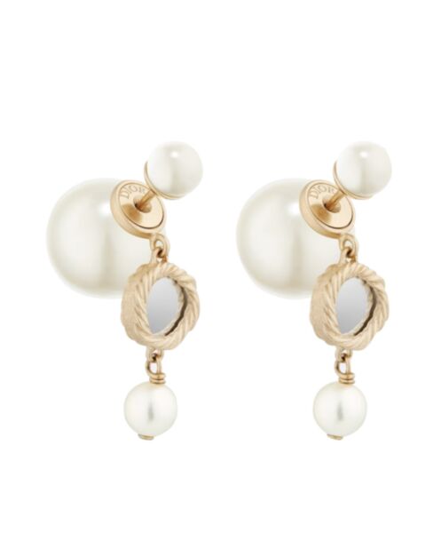 Dior Women's Dior Tribales Earrings White