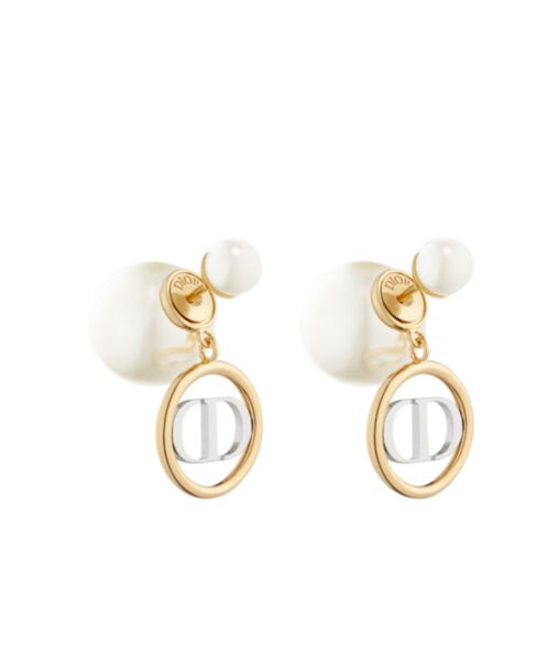 Dior Women's Dior Tribales Earrings White