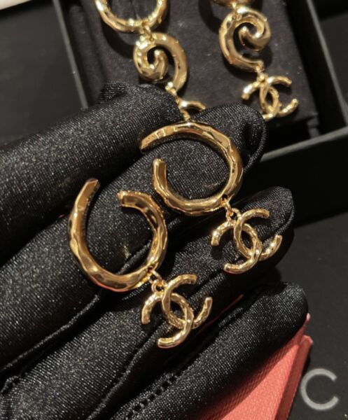 Chanel Earrings AB8511 Golden 2