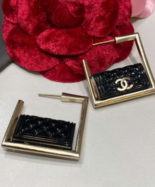 Chanel Women's Hoop Earrings ABC282 5