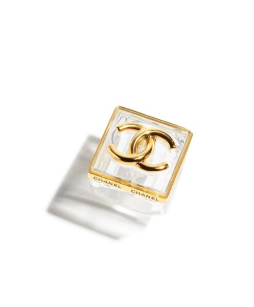 Chanel Women's Ring ABA585 Golden
