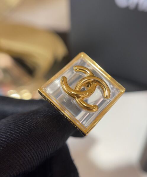 Chanel Women's Ring ABA585 Golden 5