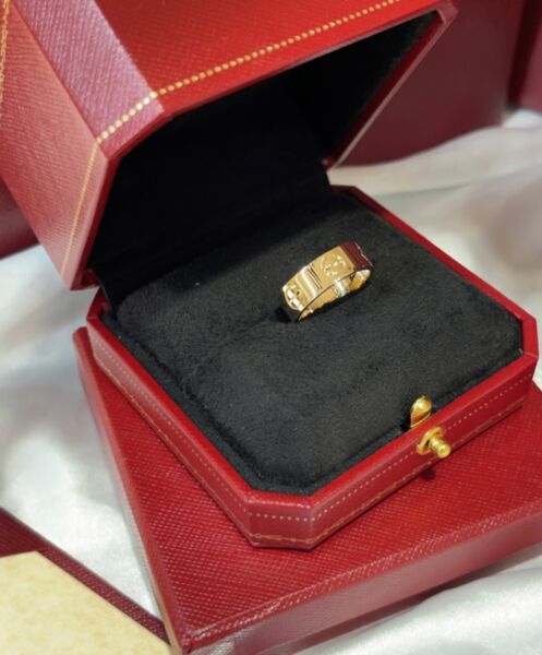 Cartier Women's Love Ring 18k Yellow Gold Golden 2