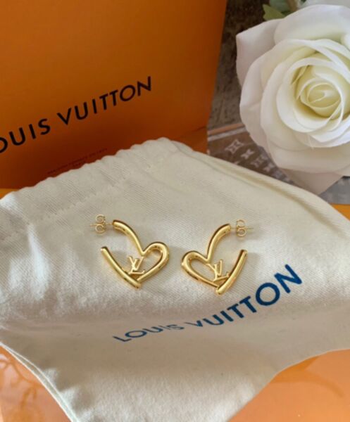 Louis Vuitton Limited Edition - Fall In Love Heart Earrings PM M00463 Golden 2