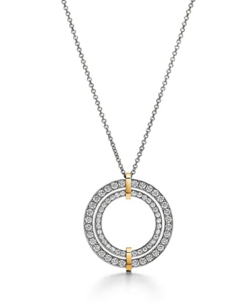 Tiffany Women's Circle Pendant Silver