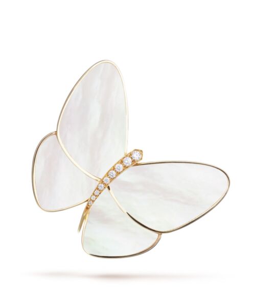 Van Cleef & Arpels Women's Butterfly Clip White