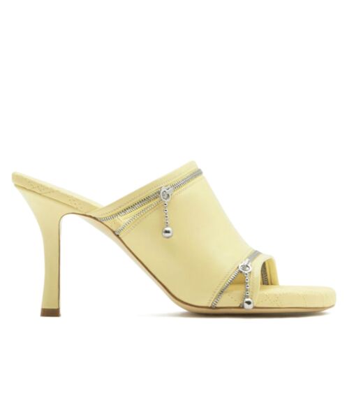 Burberry Women's Leather Peep Sandals 