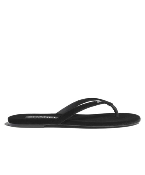 Chanel Women's Thongs G45716 Black