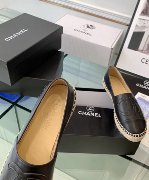 Chanel Women's Espadrilles Black 10