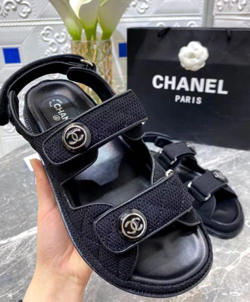 Chanel Women's Sandals G35927 Black 03