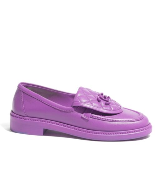 Chanel Women's Moccasins G45474 Purple