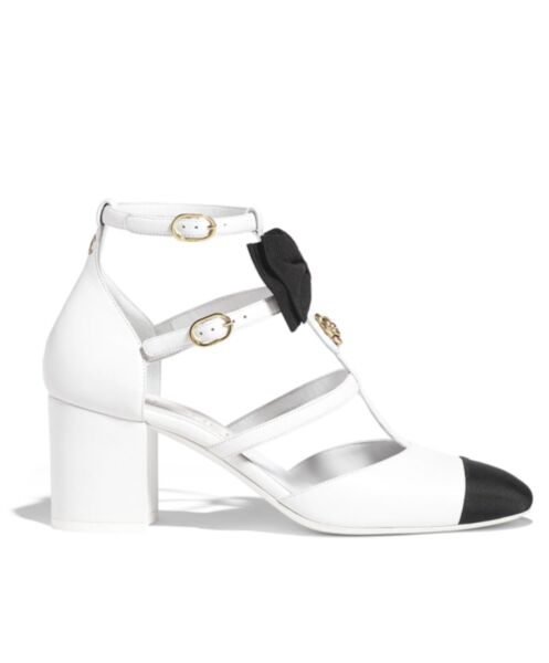 Chanel Women's Mary Janes G45534 White