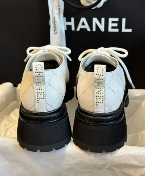 Chanel Women's Lace-Up Shoes G45075 8