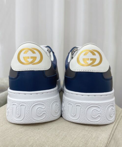 Gucci Unisex GG Sneaker Dark Blue 7