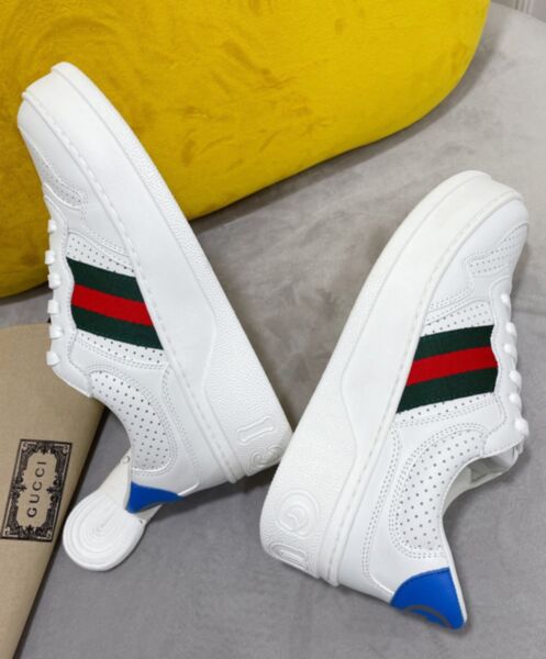 Gucci Unisex Sneaker With Web White 7