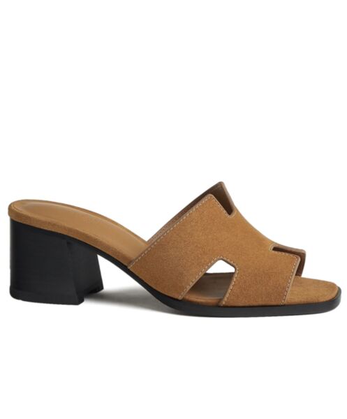 Hermes Women's Helia 60 Sandal Coffee