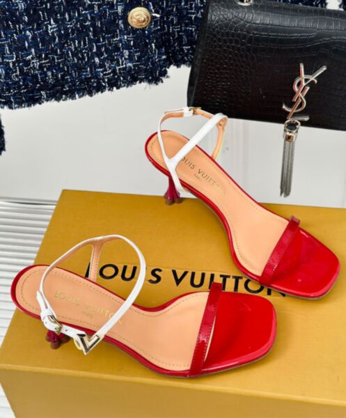 Louis Vuitton Women's Blossom Sandal 1AC94Q Red 4