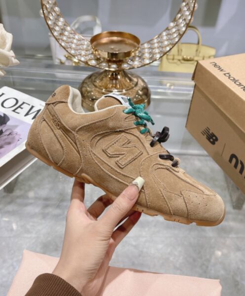 Miumiu x New Balance 530 SL suede sneakers 6