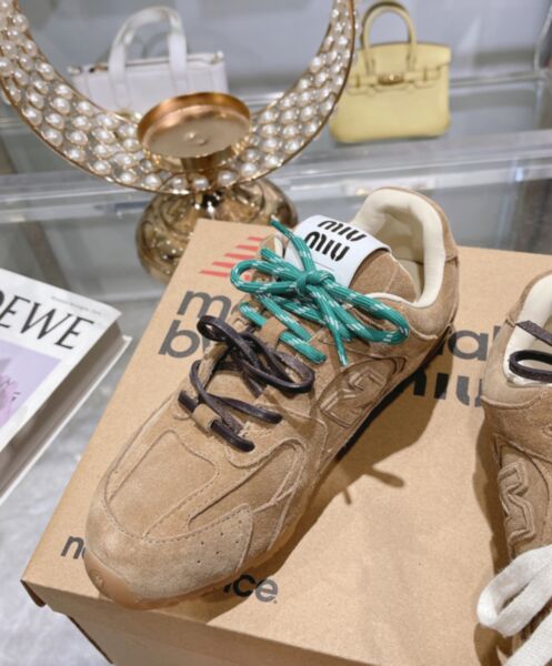 Miumiu x New Balance 530 SL suede sneakers 7