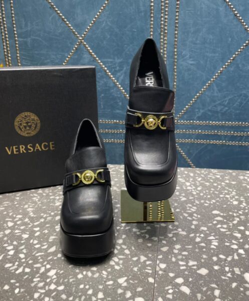 Versace Women's Aevitas Platform Mules Black 3