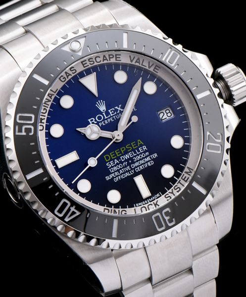 Rolex Deepsea Sea Dweller Black Watch with Black Ceramic Bezel Black